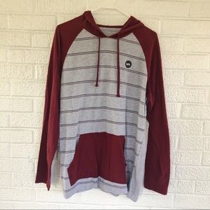 RVCA Hooded Long Sleeve Tee
